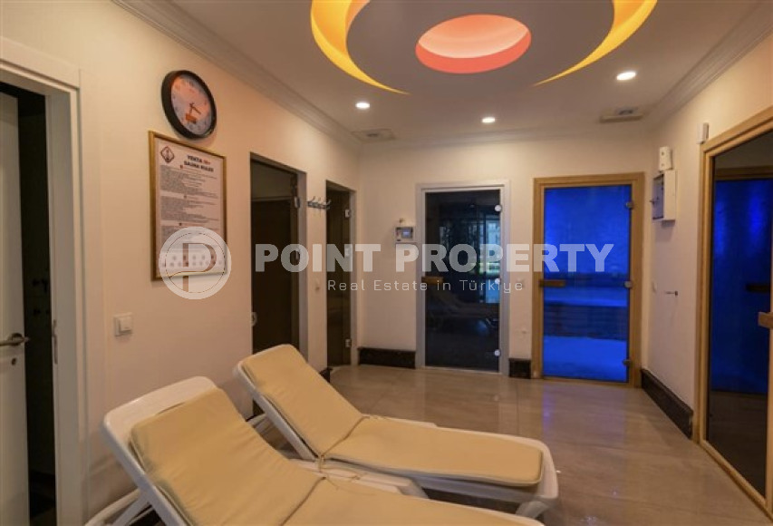 Видовая квартира 1+1, 56м² в элитном комплексе, в 400м от моря в Махмутларе, Алания-id-1557-фото-42