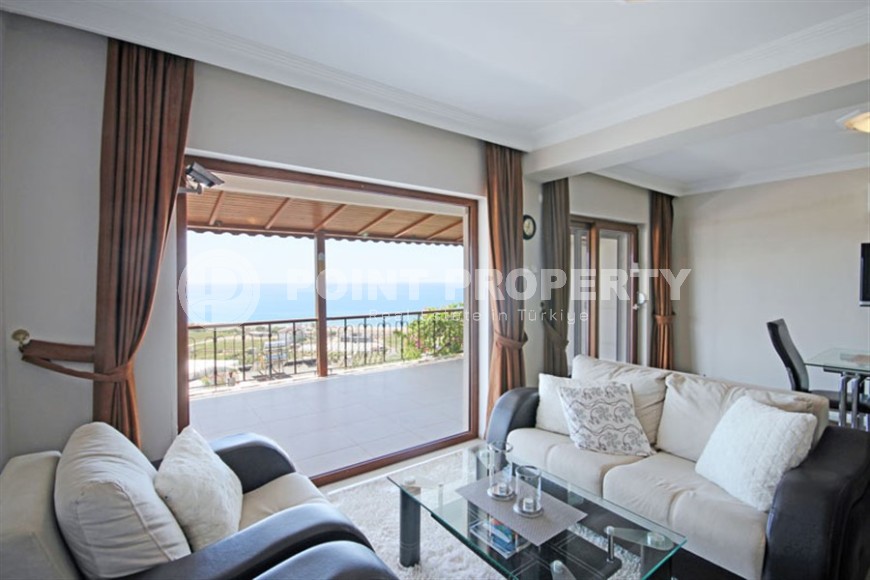 Трехэтажная вилла с панорамным видом на море, в живописном, экологически чистом районе Аланьи - Демирташ-id-7169-фото-3