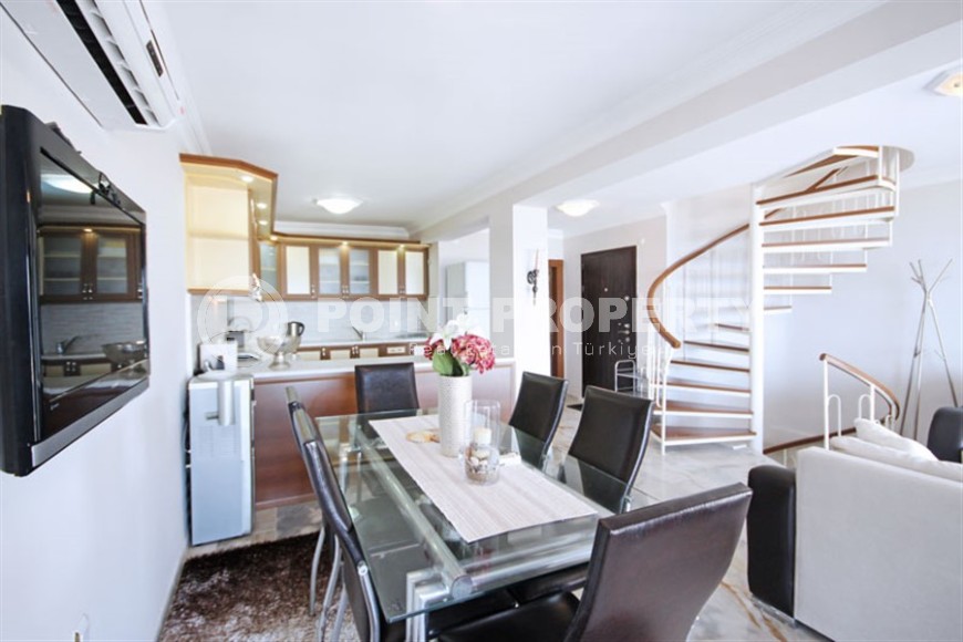 Трехэтажная вилла с панорамным видом на море, в живописном, экологически чистом районе Аланьи - Демирташ-id-7169-фото-4