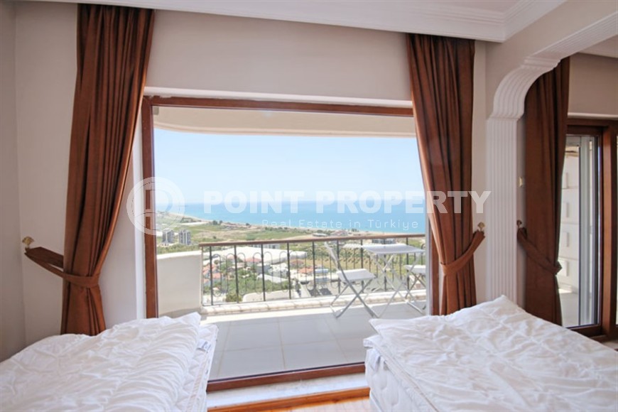 Трехэтажная вилла с панорамным видом на море, в живописном, экологически чистом районе Аланьи - Демирташ-id-7169-фото-8