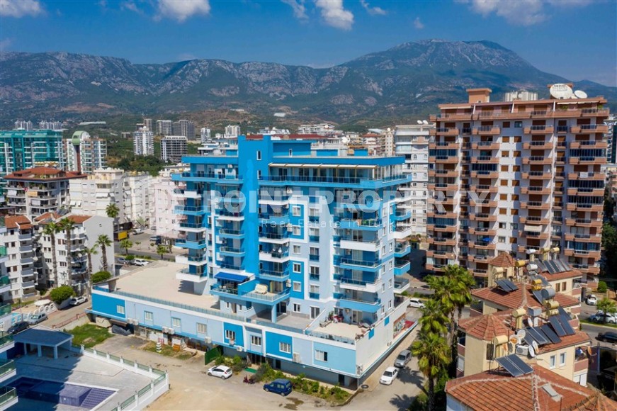 Панорамная квартира с роскошным видом на море, в 100 метрах от пляжа, в центре района Махмутлар-id-7183-фото-10