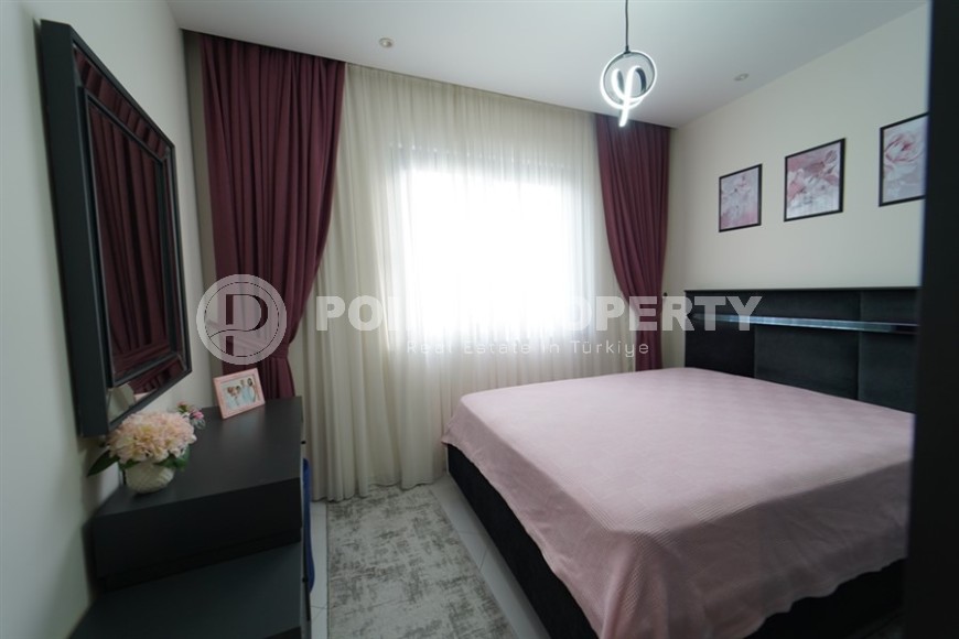 Compact 1+1 apartment with views of the city and the Taurus Mountains, on the 10th floor, 550 meters from the sea-id-7186-photo-6