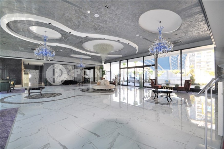 Compact 1+1 apartment with views of the city and the Taurus Mountains, on the 10th floor, 550 meters from the sea-id-7186-photo-15