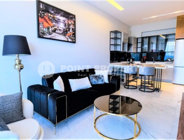 Уютная двухкомнатная квартира, 62м², на первой береговой линии в Каргыджаке, Алания.-id-1560-фото-2