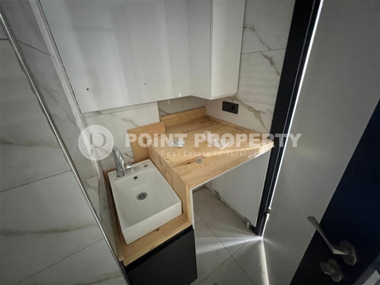 Небольшая новая квартира с чистовой отделкой в 800 метрах от моря, в центре Аланьи-id-7195-фото-5