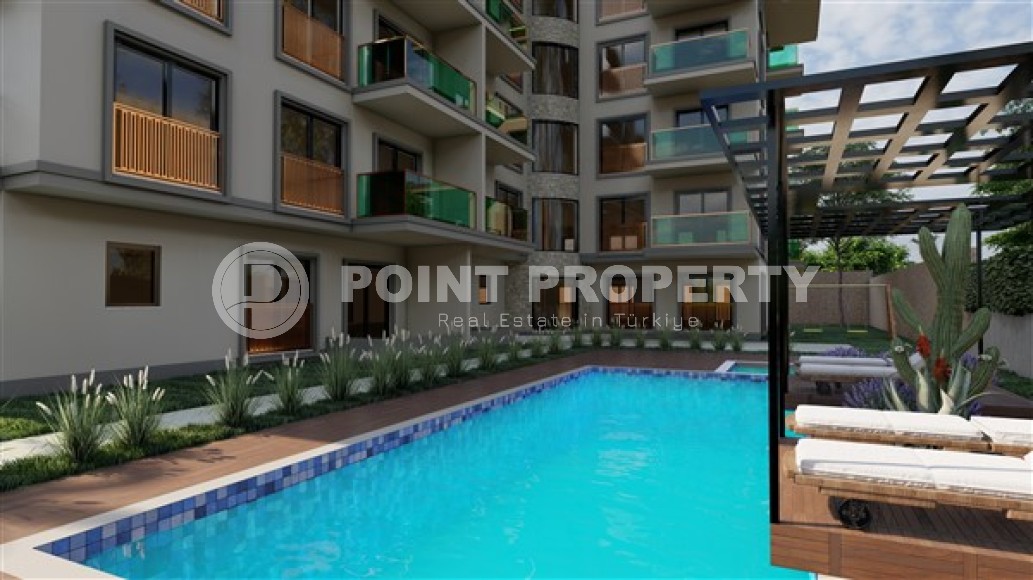 Новая квартира с качественной чистовой отделкой в двух километрах от моря, в живописном районе Аланьи - Паяллар-id-7203-фото-12