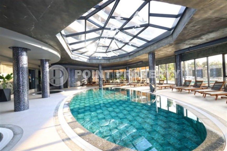 Уютная двухкомнатная квартира, 62м², на первой береговой линии в Каргыджаке, Алания.-id-1560-фото-28