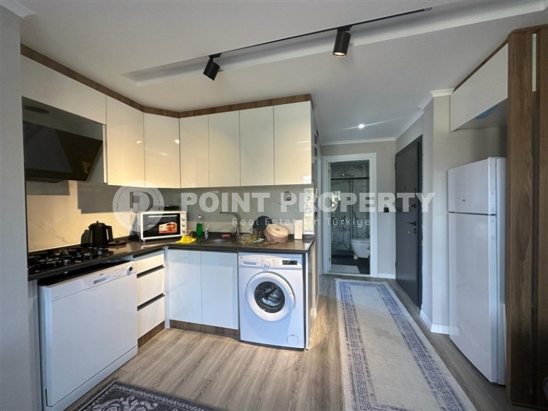 Небольшая квартира 1+1, общей площадью 55 м2, в зеленом, экологически чистом районе Аланьи - Газипаша-id-7211-фото-3