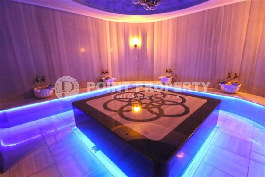 Уютная двухкомнатная квартира, 62м², на первой береговой линии в Каргыджаке, Алания.-id-1560-фото-36