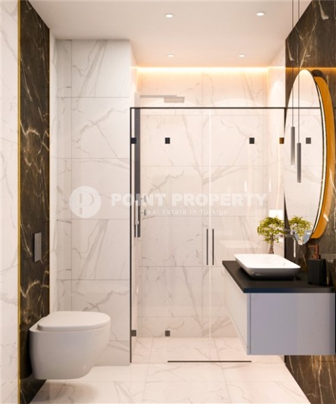 Квартира в ультрасовременном жилом комплексе на завершающем этапе строительства, в популярном районе Аланьи - Махмутлар-id-7213-фото-4