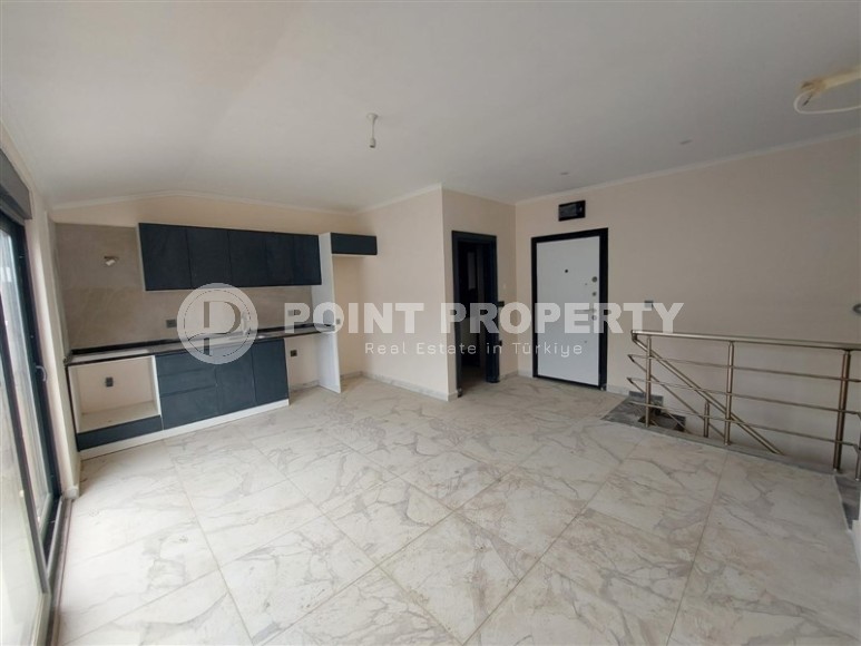 Современный трёхкомнатный пентхаус 109 м2 в резиденции на стадии строительных работ, центр Аланьи, Кейкубат-id-4017-фото-5