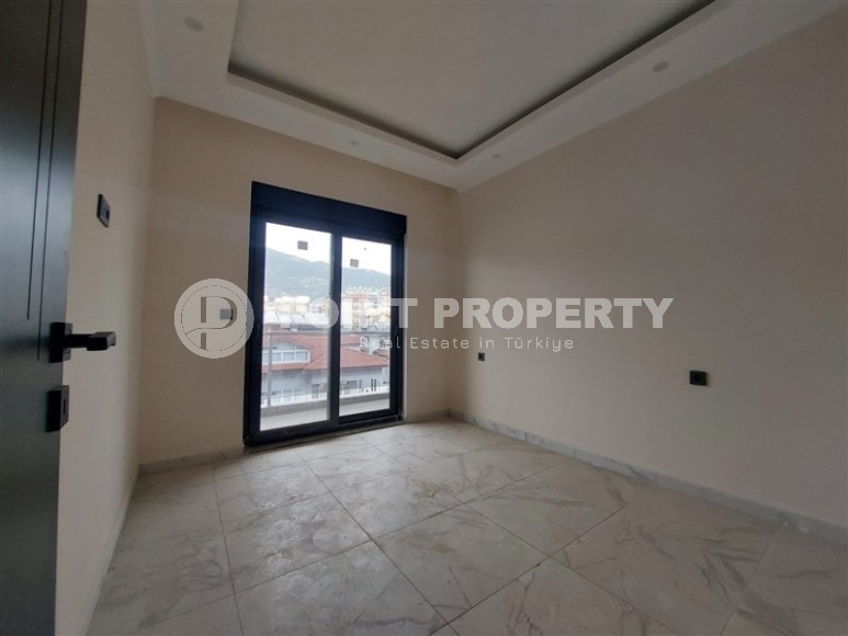 Современный трёхкомнатный пентхаус 109 м2 в резиденции на стадии строительных работ, центр Аланьи, Кейкубат-id-4017-фото-9