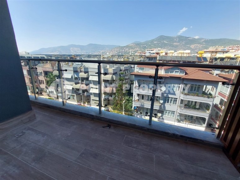 Современный трёхкомнатный пентхаус 109 м2 в резиденции на стадии строительных работ, центр Аланьи, Кейкубат-id-4017-фото-13