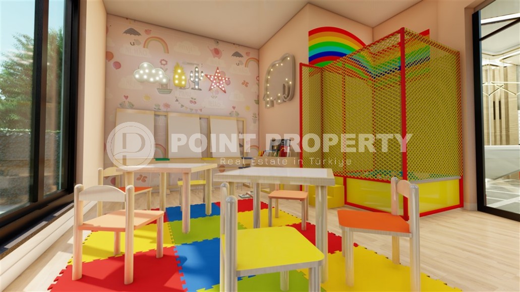 Современный трёхкомнатный пентхаус 109 м2 в резиденции на стадии строительных работ, центр Аланьи, Кейкубат-id-4017-фото-18