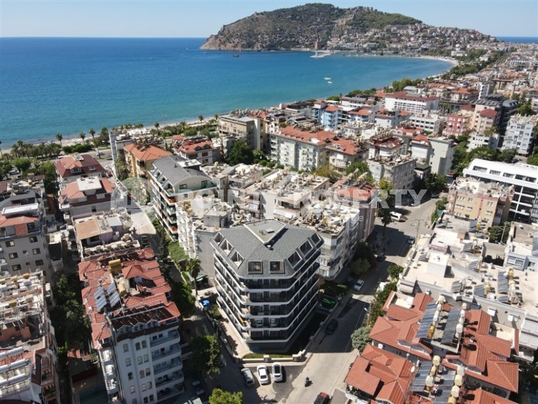 Квартира с топовой локацией в 150 метрах от роскошного пляжа Кейкубат, в центре Аланьи-id-7221-фото-13