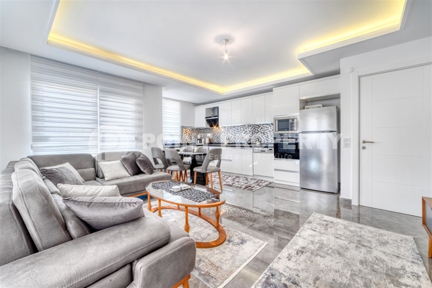 Современная комфортабельная квартира в километре от моря, в живописном, спокойном районе Аланьи - Авсаллар-id-7227-фото-3