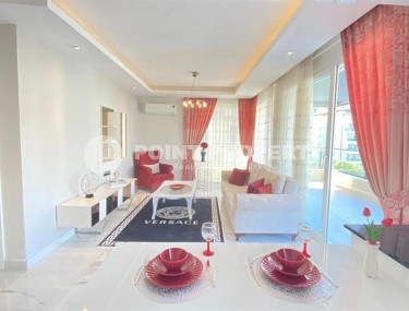 Bright, atmospheric apartment on the first line from the sea, in the center of the prestigious area of Alanya - Kestel-id-7231-photo-1