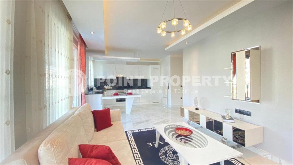 Bright, atmospheric apartment on the first line from the sea, in the center of the prestigious area of Alanya - Kestel-id-7231-photo-2