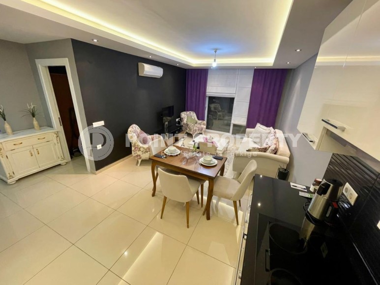 Cozy apartment with furniture and household appliances 950 meters from the sea, in a quiet area of Alanya - Cikcilli-id-7236-photo-17