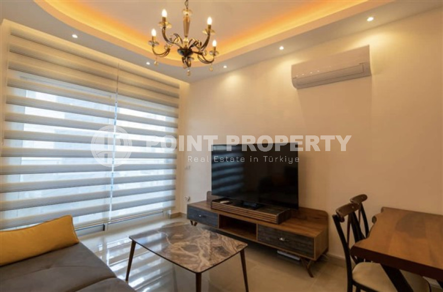 В элитном комплексе: квартира 1+1, 67м², с мебелью, в 300м от пляжей Махмутлара, Алания-id-1563-фото-4