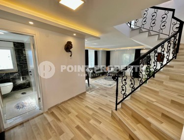 Двухэтажная вилла-близнец, с планировкой 3+1, в зеленом, экологически чистом районе Аланьи - Тюрклер-id-7241-фото-2