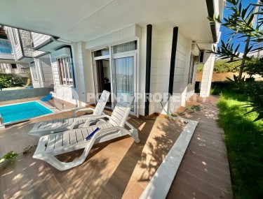 Двухэтажная вилла-близнец, с планировкой 3+1, в зеленом, экологически чистом районе Аланьи - Тюрклер-id-7241-фото-3