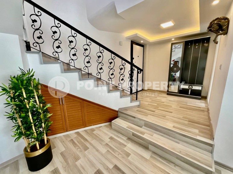 Двухэтажная вилла-близнец, с планировкой 3+1, в зеленом, экологически чистом районе Аланьи - Тюрклер-id-7241-фото-4