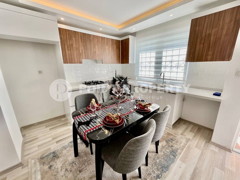 Двухэтажная вилла-близнец, с планировкой 3+1, в зеленом, экологически чистом районе Аланьи - Тюрклер-id-7241-фото-8