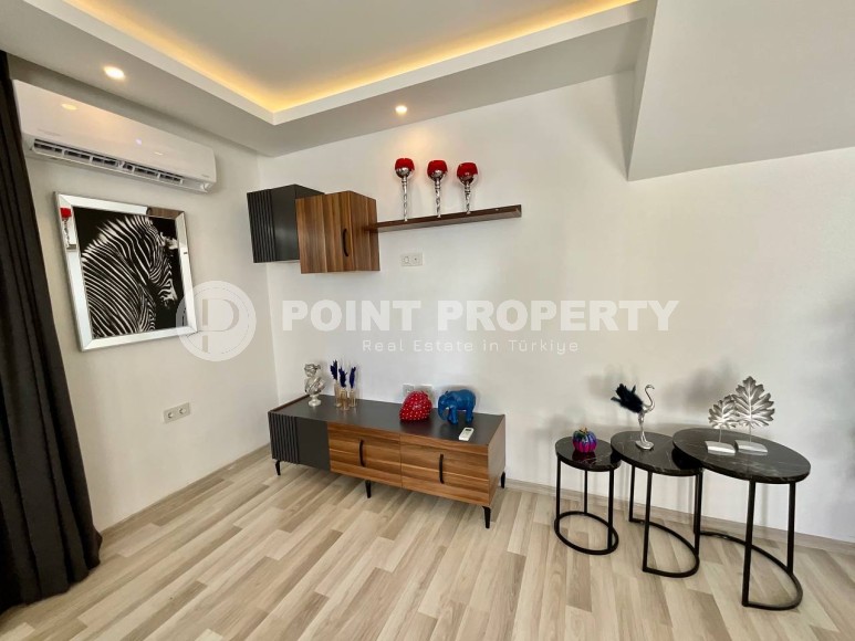 Двухэтажная вилла-близнец, с планировкой 3+1, в зеленом, экологически чистом районе Аланьи - Тюрклер-id-7241-фото-11