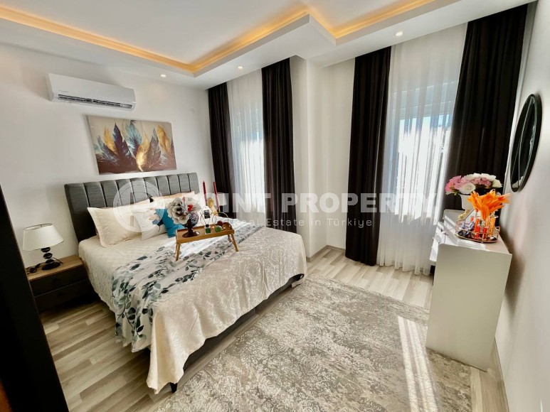 Двухэтажная вилла-близнец, с планировкой 3+1, в зеленом, экологически чистом районе Аланьи - Тюрклер-id-7241-фото-20