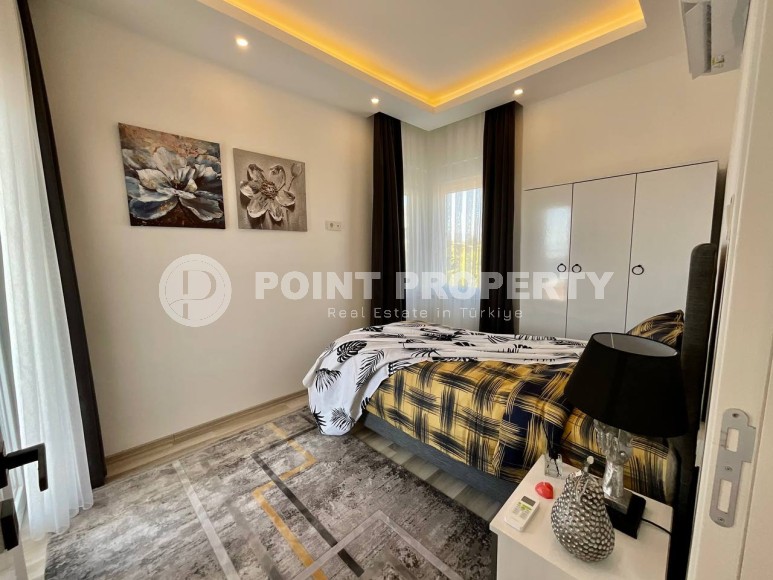 Двухэтажная вилла-близнец, с планировкой 3+1, в зеленом, экологически чистом районе Аланьи - Тюрклер-id-7241-фото-29