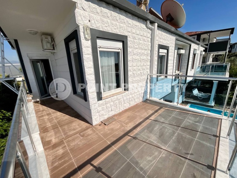 Двухэтажная вилла-близнец, с планировкой 3+1, в зеленом, экологически чистом районе Аланьи - Тюрклер-id-7241-фото-33