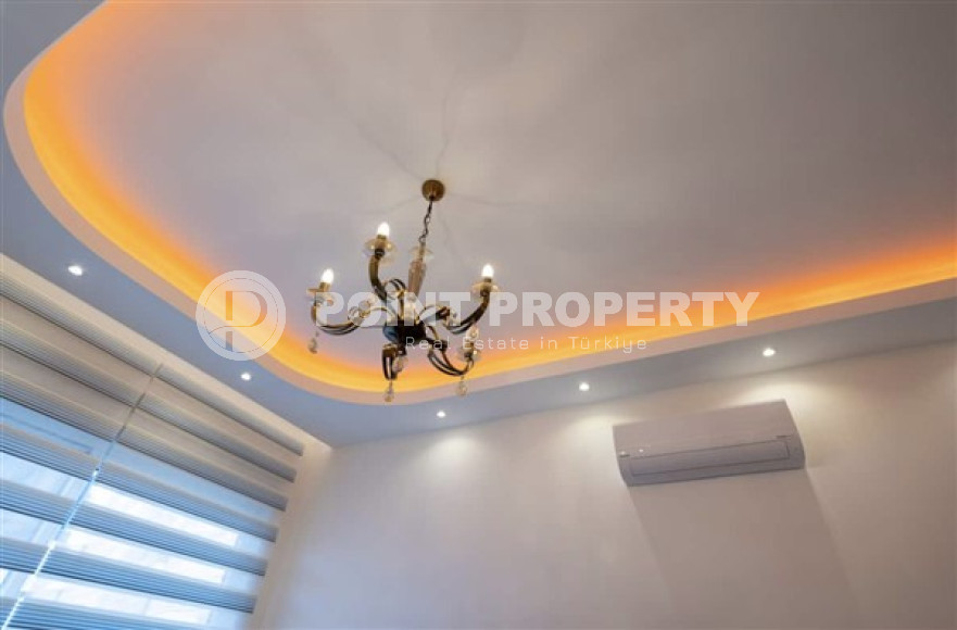 В элитном комплексе: квартира 1+1, 67м², с мебелью, в 300м от пляжей Махмутлара, Алания-id-1563-фото-9