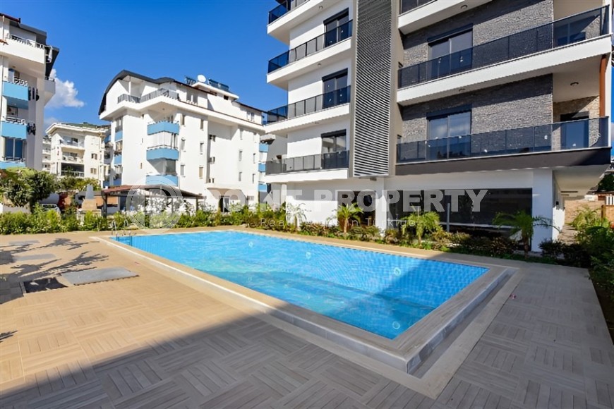 Новая квартира с чистовой отделкой в 1300 метрах от моря, в спокойном, живописном районе Аланьи - Верхняя Оба-id-7243-фото-4