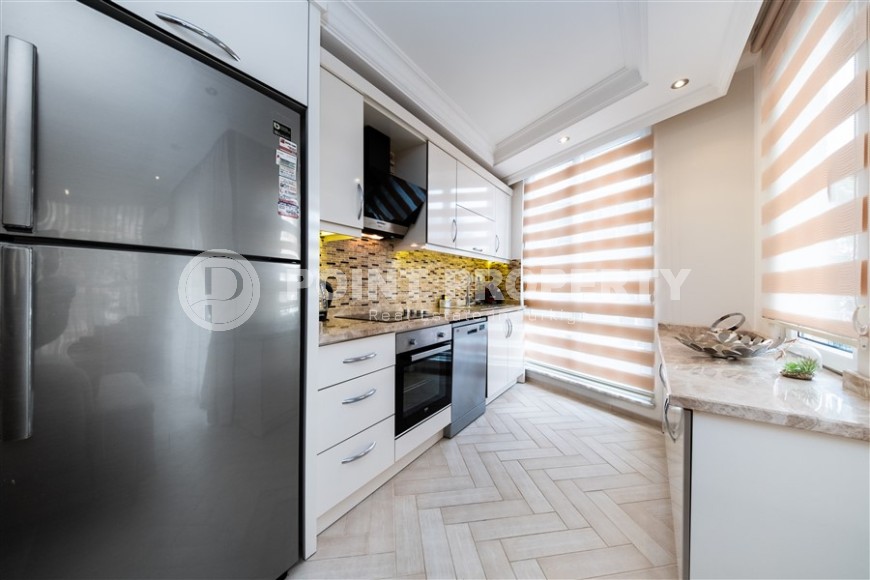 Просторная квартира 2+1 с качественным ремонтом и современным дизайном, в 50 метрах от моря, в центре района Махмутлар-id-7246-фото-7