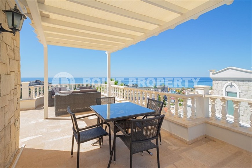 Atmospheric three-storey villa with panoramic sea views, in a picturesque, ecologically clean area of Alanya - Konakli-id-7247-photo-20