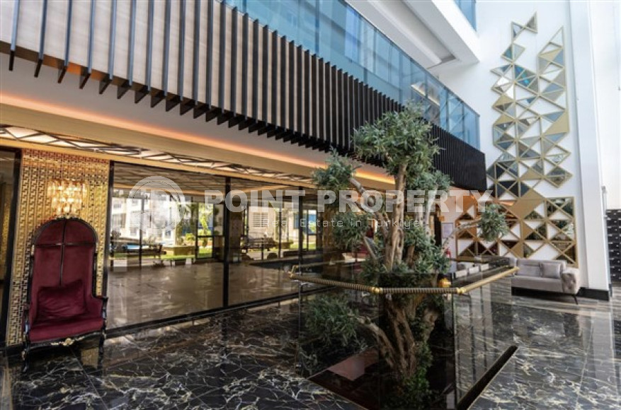 В элитном комплексе: квартира 1+1, 67м², с мебелью, в 300м от пляжей Махмутлара, Алания-id-1563-фото-21