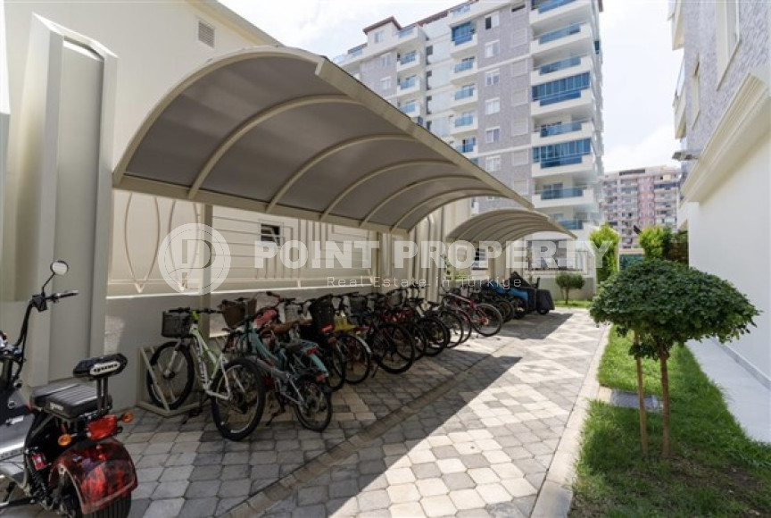 В элитном комплексе: квартира 1+1, 67м², с мебелью, в 300м от пляжей Махмутлара, Алания-id-1563-фото-26