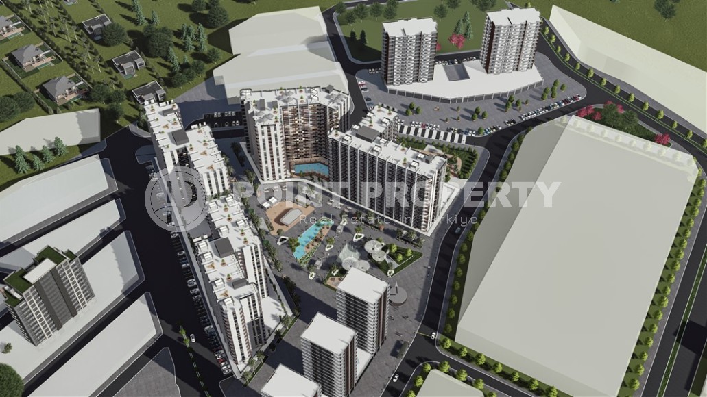 A new investment-attractive project in the resort area of Mersin - Tarsus - a large-scale residential complex consisting of seven 15-storey blocks, ten kilometers from the sea-id-7251-photo-15