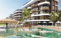 Apartments in a luxury residential complex 700 meters from the sea, in the center of the prestigious area of Alanya - Kestel-id-7252-photo-3