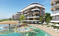 Apartments in a luxury residential complex 700 meters from the sea, in the center of the prestigious area of Alanya - Kestel-id-7252-photo-5