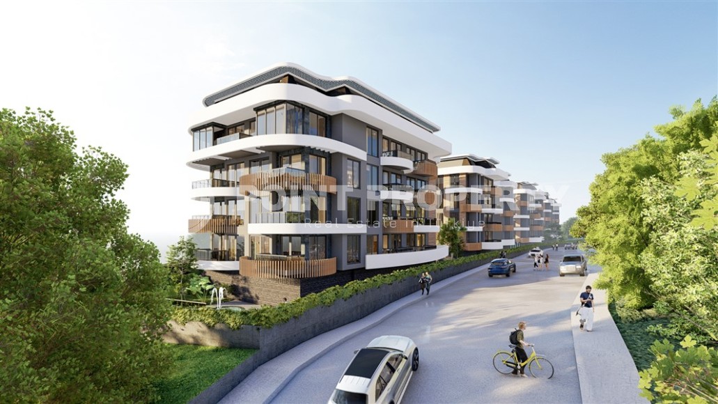 Apartments in a luxury residential complex 700 meters from the sea, in the center of the prestigious area of Alanya - Kestel-id-7252-photo-11