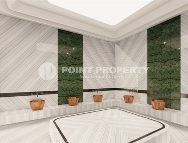 Apartments in an elite residential complex on the first line from the sea, in the center of the popular area of Alanya - Mahmutlar-id-7253-photo-4