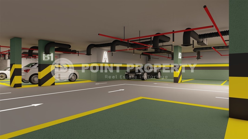 Apartments in an elite residential complex on the first line from the sea, in the center of the popular area of Alanya - Mahmutlar-id-7253-photo-9