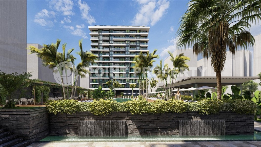 Apartments in an elite residential complex on the first line from the sea, in the center of the popular area of Alanya - Mahmutlar-id-7253-photo-16