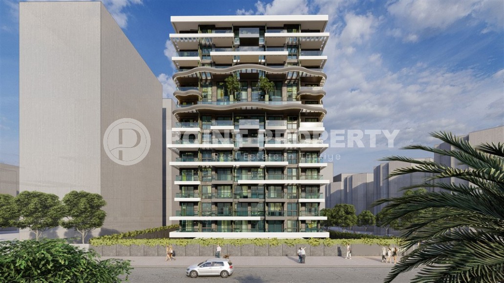 Apartments in an elite residential complex on the first line from the sea, in the center of the popular area of Alanya - Mahmutlar-id-7253-photo-17