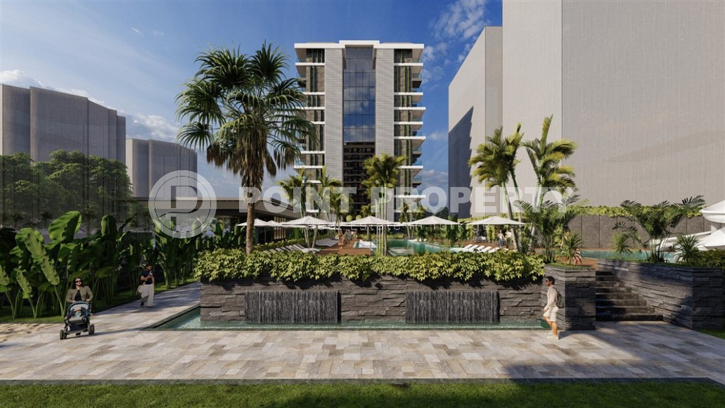 Apartments in an elite residential complex on the first line from the sea, in the center of the popular area of Alanya - Mahmutlar-id-7253-photo-20