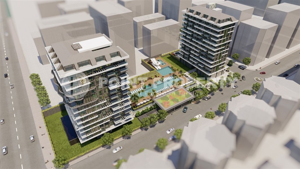 Apartments in an elite residential complex on the first line from the sea, in the center of the popular area of Alanya - Mahmutlar-id-7253-photo-23