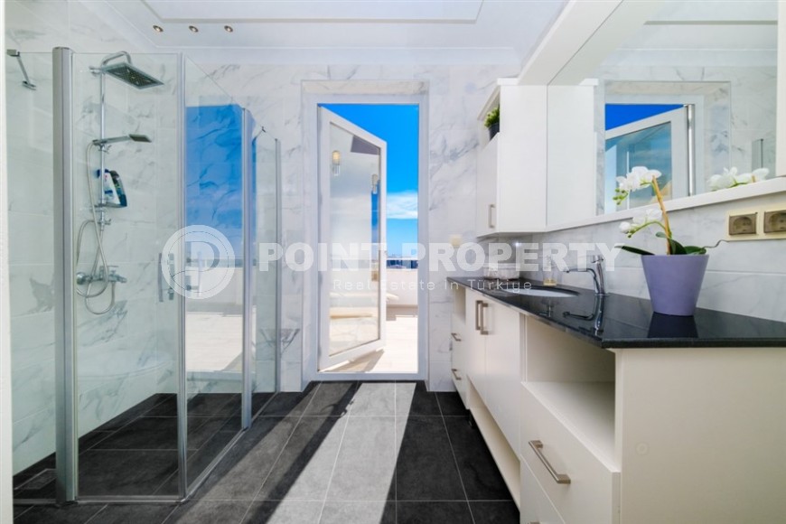 Atmospheric two-level apartment with panoramic sea views, in a comfortable residential complex in the Avsallar area-id-7257-photo-9