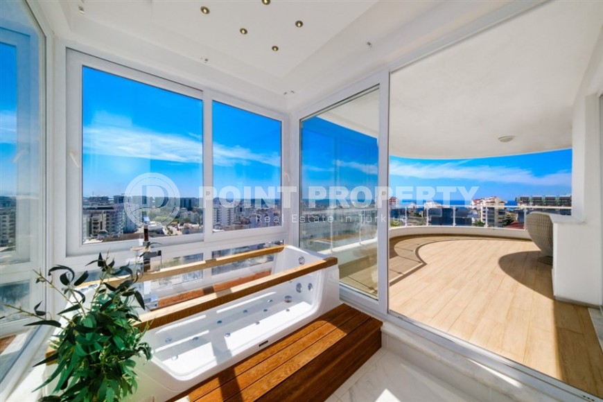 Atmospheric two-level apartment with panoramic sea views, in a comfortable residential complex in the Avsallar area-id-7257-photo-13